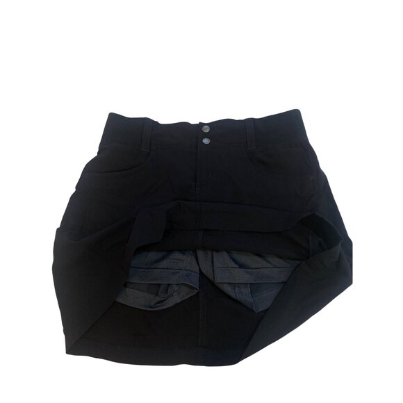 Title Nine Black Clamber Hiking Skort Skirt Women's 6 - Picture 10 of 15